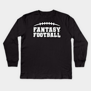 Fantasy Football Kids Long Sleeve T-Shirt